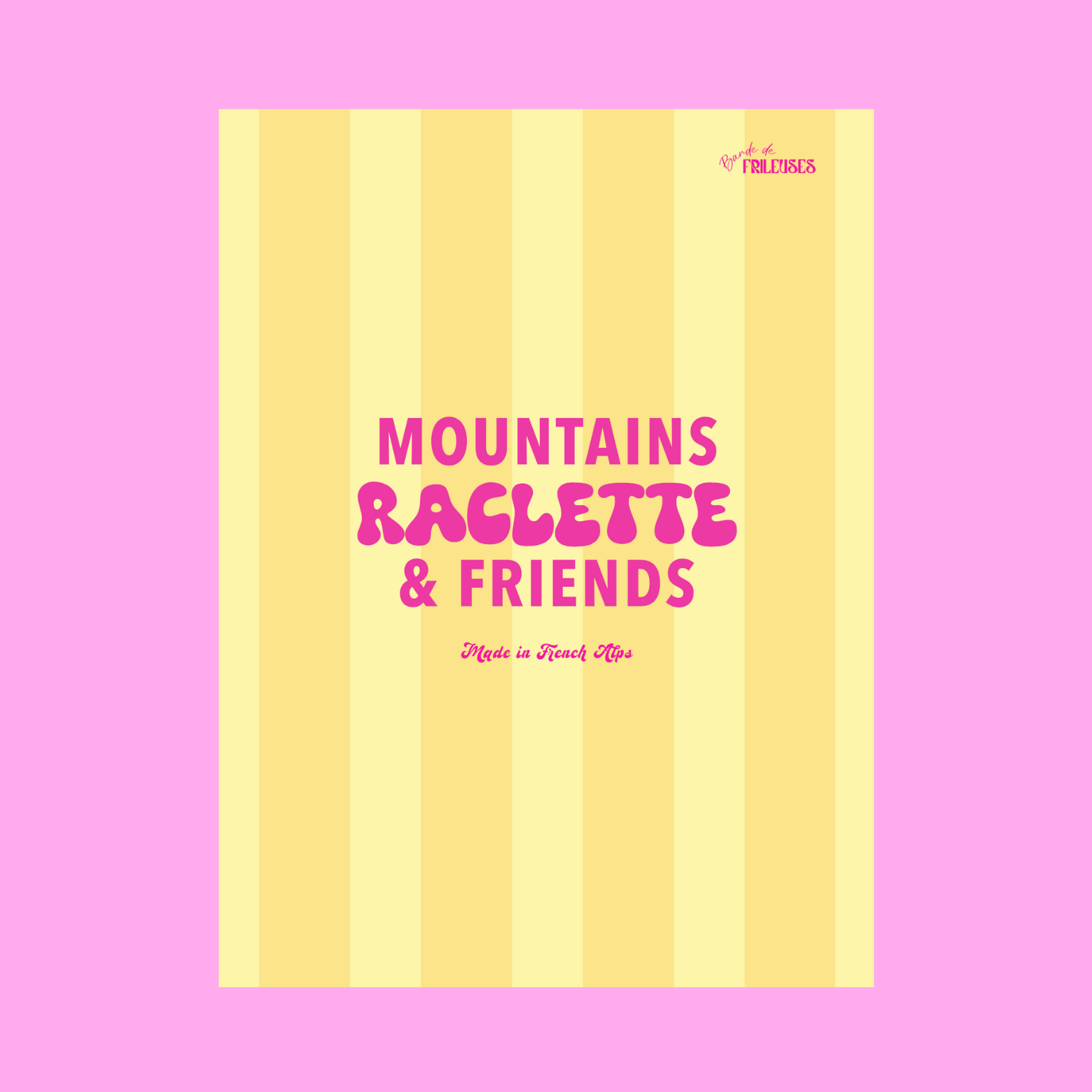 AFFICHE - MOUNTAINS RACLETTE & FRIENDS