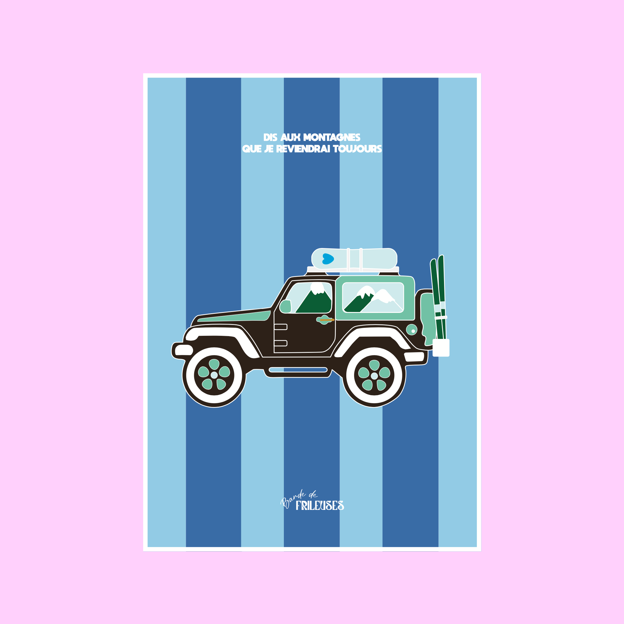 AFFICHE - DIS AUX MONTAGNES