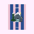 AFFICHE - TOUT PLAQUER ET VIVRE DANS UN CHALET