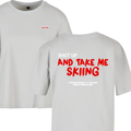 TEESHIRT - SHUT UP GRIS