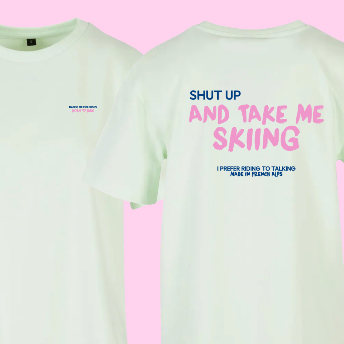 TEESHIRT - SHUT UP VERT