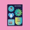 FEUILLE STICKERS - BABY RIDER